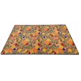 thumbnail image 1 of KidCarpet.com Animal Doodles Nylon Area Rug, 6' x 6', Square Multicolored on Tan | Area Rugs for Kids Playroom | Carpet for Classroom Bedroom | Animal Print Children's Rug, 1 of 1