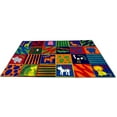 thumbnail image 1 of KidCarpet.com Animal Squares Nylon Area Rug 6' x 8'6", Multicolored Educational Classroom Area Rug for Kids | Learning Carpets for Kids | Rugs for Bedroom Playroom Toddler Children, 1 of 1