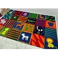 thumbnail image 1 of KidCarpet.com Bilingual Animals Nylon Area Rug, 7'6" x 12' Multicolored Educational Classroom Area Rug for Kids | Learning Carpets for Kids | Rugs for Bedroom Playroom Baby Toddler Children, 1 of 1