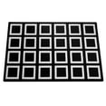 thumbnail image 1 of KidCarpet.com Black and White Squares Classroom Seating Rug 7'6" x 12' Rectangle, 1 of 1