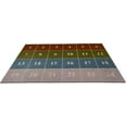 thumbnail image 1 of KidCarpet.com Classroom Seating Rug with 24 Squares Earth Tone Colors 7'6" x 12' Rectangle, | Classroom Seating Rug for Children's Classroom | Area Rugs for Kids, 1 of 1
