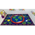 thumbnail image 1 of KidCarpet.com Earth Educational World Area Rug, 7'6" x 12', Multicolored Area Rugs for Kids Bedroom Classroom Nursery Decor | Educational Learning Rug for Children's Playroom, 1 of 1