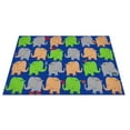 thumbnail image 1 of KidCarpet.com Elephant Seating Area Rug, 6' x 8'6", Multicolored Educational Numbers Classroom Area Rug | Learning Carpets for Kids | Rugs for Bedroom Playroom Classroom Baby Toddler Children, 1 of 1