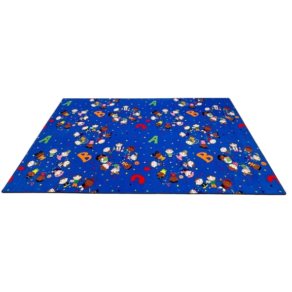 KidCarpet.com We're All Friends Preschool Rug, 4' x 6', Multicolored Classroom Rug for Kids | Children's Preschool Rug | Learning Carpet for School | Area Rugs for Kids | School Carpet for Children