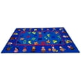 thumbnail image 1 of KidCarpet.com Friends Together Friendship Classroom Rug, 6' x 8'6" Rectangle, Multicolored Kids Play Rug Alphabet Nursery Area Rug | Educational Learning Rug for Children's Classroom, 1 of 1