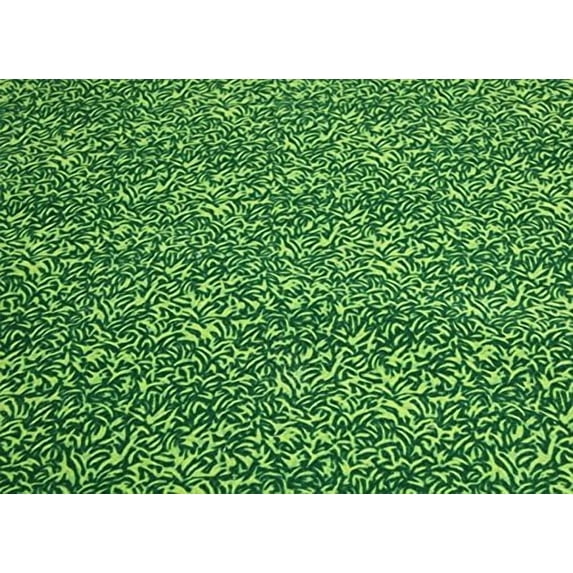 KidCarpet.com Grassy Green Area Rug, 6' x 9', Educational Kids Car Rug for Nursery, Classroom, Playroom, Bedroom, Daycare Floor