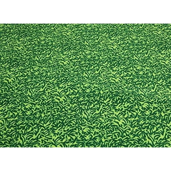 KidCarpet.com Grassy Green Area Rug, 6' x 9', Educational Kids Car Rug for Nursery, Classroom, Playroom, Bedroom, Daycare Floor