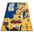 thumbnail image 1 of KidCarpet.com Holy Land Map Nylon Area Rug 6' x 8'6" Multicolored Educational Classroom Area Rug for Kids | Learning Carpets for Kids | Rugs for Bedroom Playroom Baby Toddler Children, 1 of 1