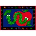 thumbnail image 1 of KidCarpet.com Learn with Inchworm Classroom Rug, 6' x 8'6" Multicolored ABC Alphabet & Numbers Educational Learning Area Rug for Kids Bedroom, Toddler Classroom and Baby Playroom, 1 of 1