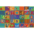 thumbnail image 1 of KidCarpet.com Letter Seating Educational Rug, 4' x 6' Rectangle, Classroom Rug for Kids | Alphabet Classroom Carpet Seating Rug | Learning Carpet for School | Area Rugs for Kids, 1 of 1