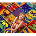 thumbnail image 1 of KidCarpet.com Letter Seating Educational Rug, 7'6" x 12' Rectangle, Classroom Rug for Kids | Alphabet Classroom Carpet Seating Rug | Learning Carpet for School | Area Rugs for Kids, 1 of 1
