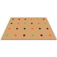 thumbnail image 1 of KidCarpet.com On The Spot Classroom Seating Rug, 6' x 8'6" Jungle Colors on Tan, 1 of 1