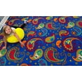 thumbnail image 1 of KidCarpet.com Paisley Children's Rug with ABCs, 6' x 9', Multicolored Classroom Carpet | Rug for Learning Alphabets & Numbers | Educational Area Rug for Kids Perfect for Daycare, Playroom, School, 1 of 1