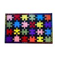 thumbnail image 1 of KidCarpet.com Pieces of The Puzzle Classroom Seating Rug 7'6" x 12' Rectangle, 1 of 1