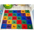 thumbnail image 1 of KidCarpet.com Row by Row Alphabet Rug, 6' x 8'6", Multicolored | ABC Primary Children's Educational Rug for Home Learning Area | KidCarpet.com for Bedroom Playroom | Area Rug for Kids, 1 of 1