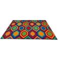 thumbnail image 1 of KidCarpet.com Sitting Hexagons Area Rug, 4' x 6', Multicolored | Rug for Kids Room, Playroom | Kids Rug for Classroom, Carpet for School, Nursery, Colorful Children's Classroom Area Rugs for Kids, 1 of 1