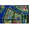 thumbnail image 1 of KidCarpet.com Total Transportation Road Rug 4' x 6' Rectangle, Multicolored Educational Kids Play Town Rug for Nursery, Bedroom, Daycare Children Area Rug | Carpet for Kids Bedroom and Playroom, 1 of 4
