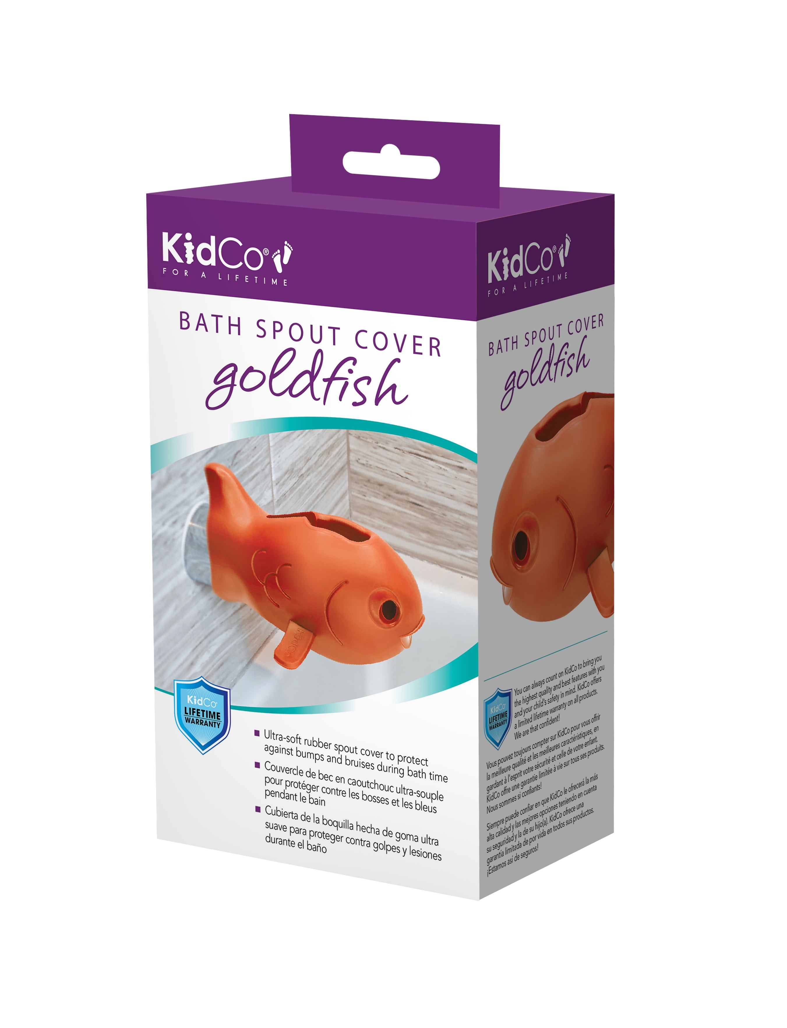 KidCo Bath Spout Cover Goldfish for Child, Orange