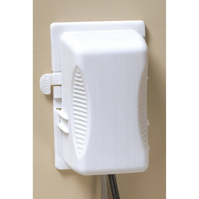 KidCo Child Safety Outlet Plug Cover, White, Plastic