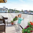 thumbnail image 1 of KidCo Clear Mesh Banister Guard, 15-Foot, Child Proof Railing Cover Net, 1 of 6