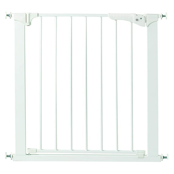 KidCo Command Pressure Mounted Dog Gate, White, 1.75"L x 32"W x 29.50"H