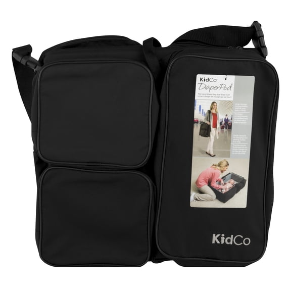 KidCo DiaperPod Diaper Bag and Changing Station, Black