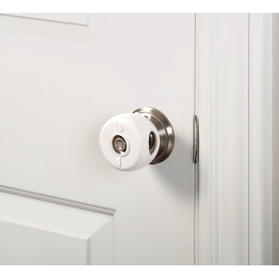 KidCo Door Knob Covers for Child Safety, White, 3 Count, Plastic