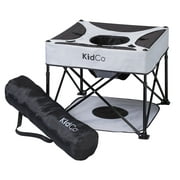 KidCo P7004 - GoPod Adjustable Height Travel Activity Seat with Floor Mat, Portable Baby Chair, Baby Activity Center (Midnight)