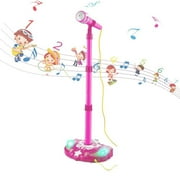 KIDPLAY PRODUCTS KidFun Girls Sing Along Music Microphone and Amplifier Childrens Karaoke Machine, Ages 3+