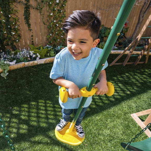 KidKraft Pogo Swing Playset/Swing Set Accessory, Yellow