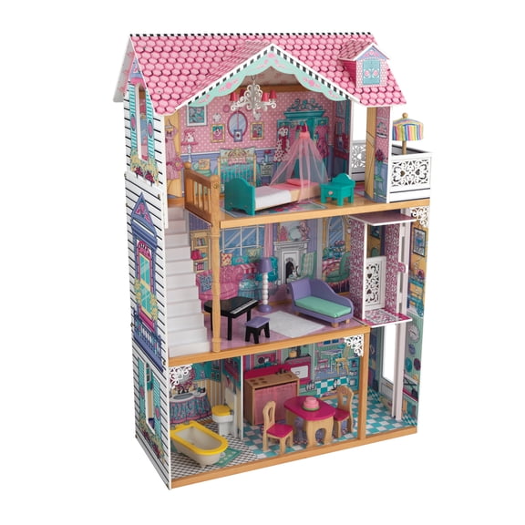 KidKraft Annabelle Wooden Dollhouse with Elevator, 17 Accessories