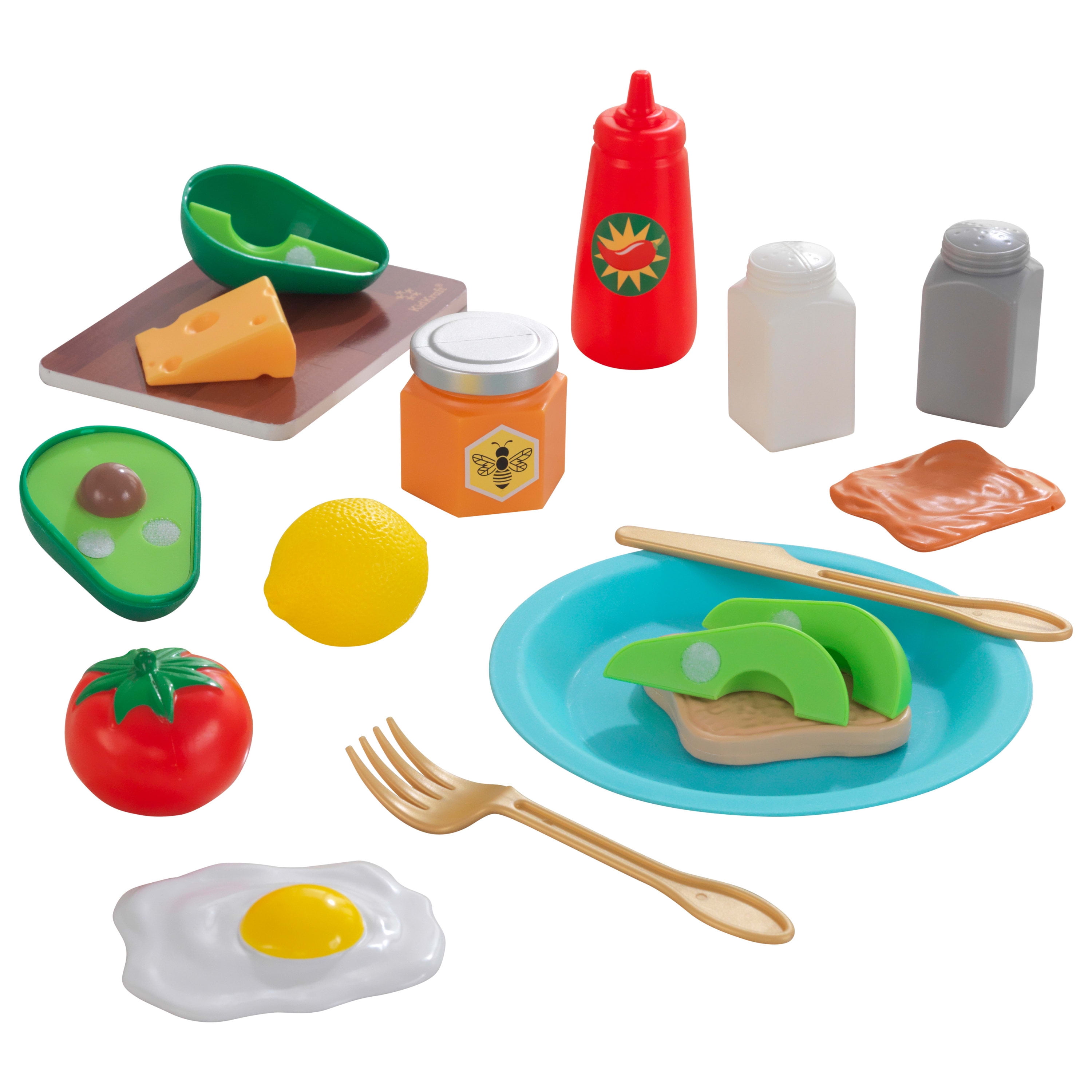 KidKraft Create Cook™: Avocado Toast Pretend Play Set