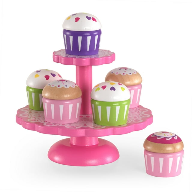 KidKraft Cupcake-Ständer mit Cupcakes