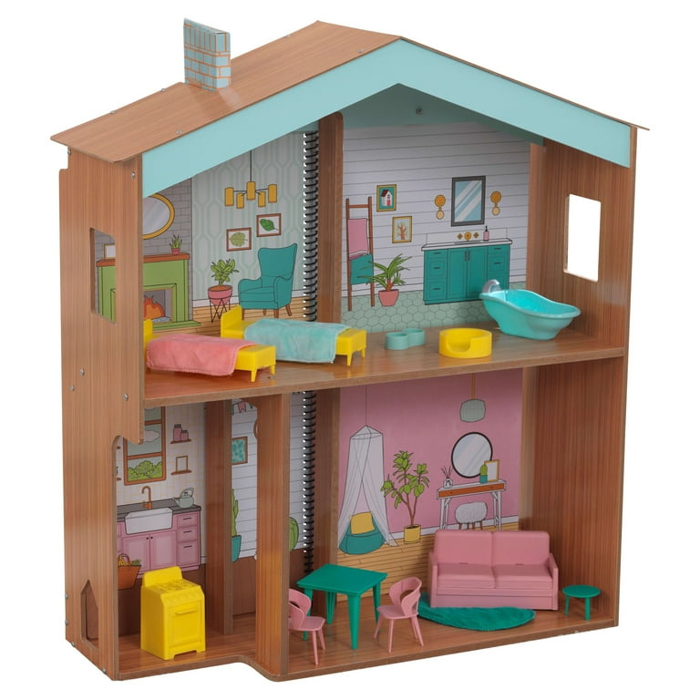 ドールハウス　KIDKRAFT KidKraft Deluxe Townhouse Dollhouse - Bed Bath & Beyond