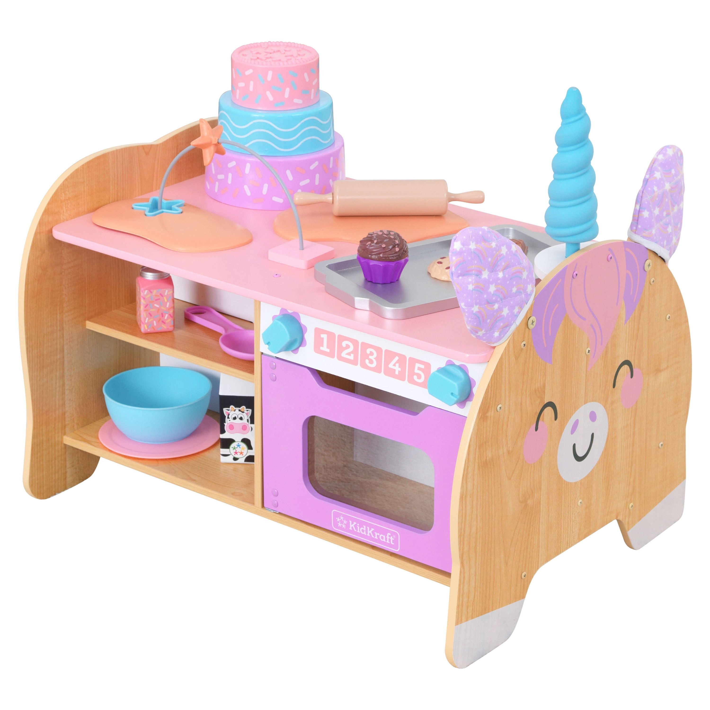 KidKraft Foody Friends: Deluxe Baking Fun Puppy Wooden Toddler Activity  Center with 42 Accessories & Reviews