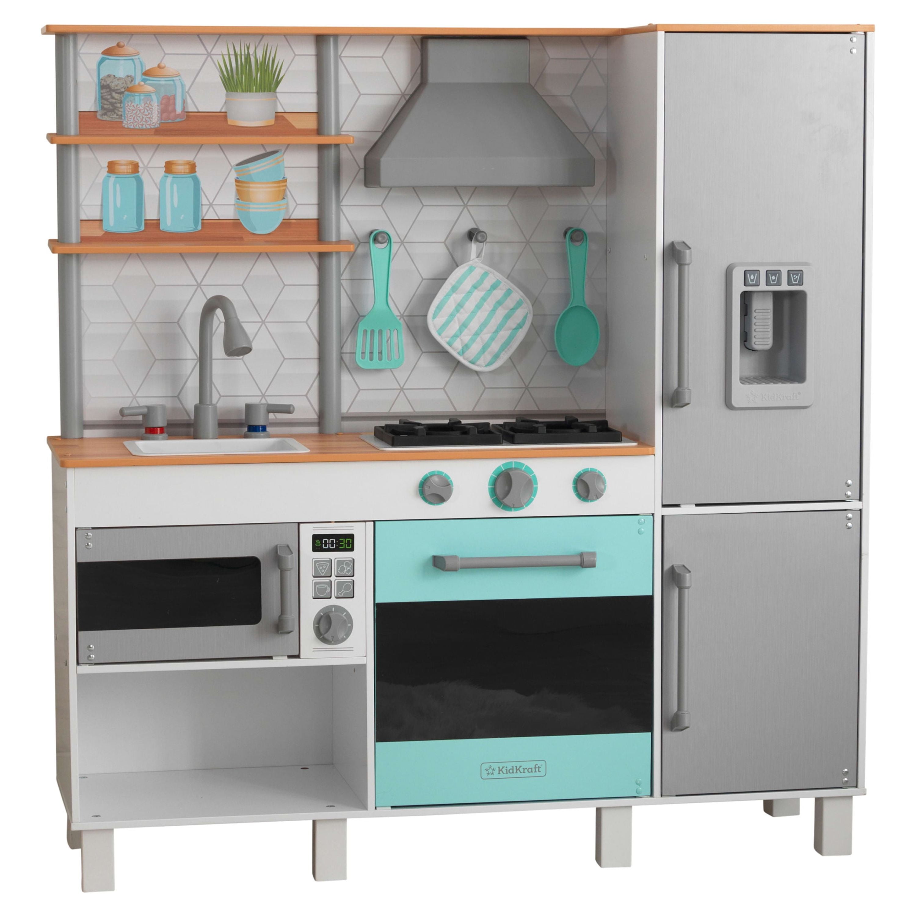 KidKraft Gourmet Chef Play Kitchen with EZ Kraft Assembly