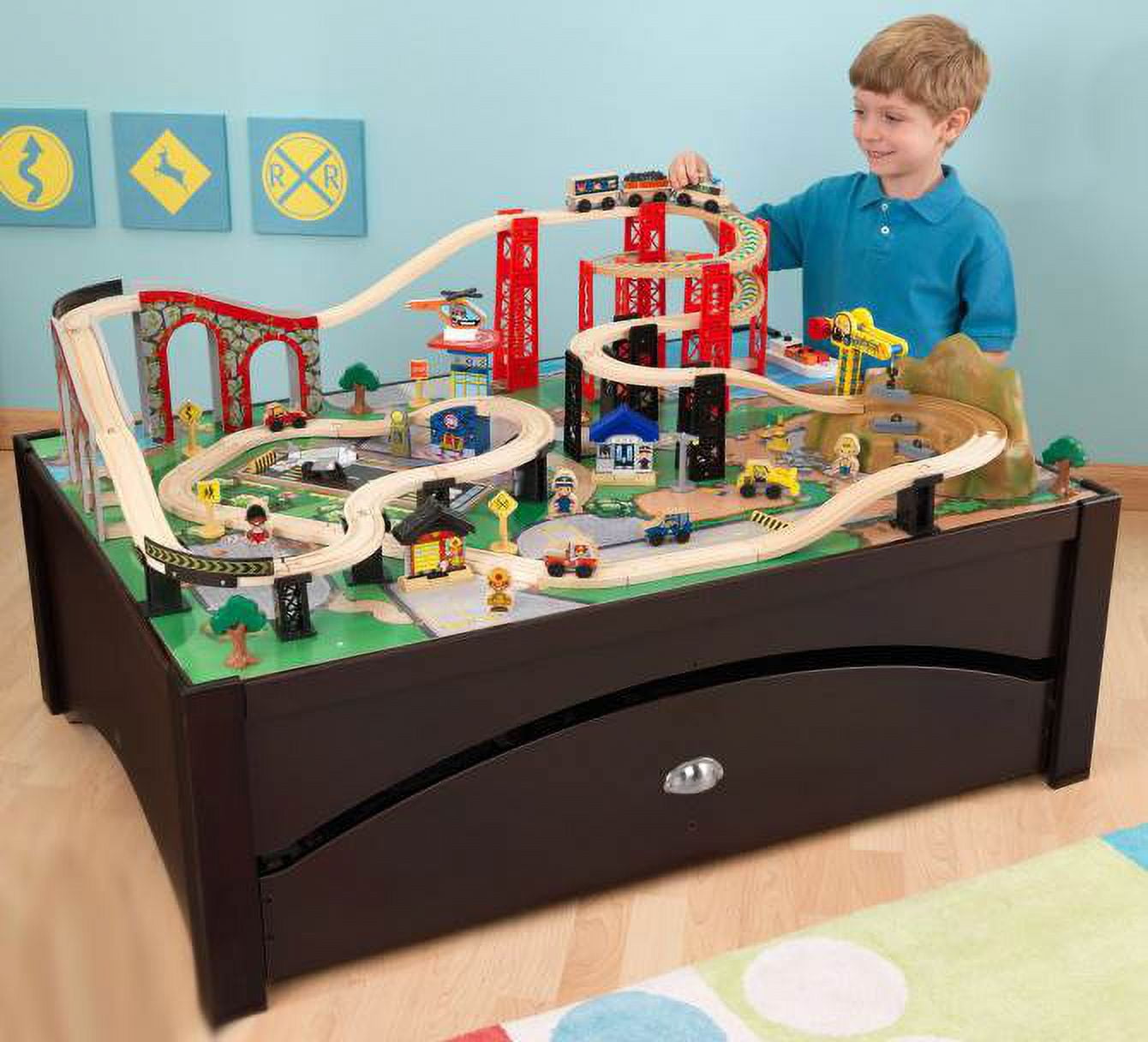 Kidkraft train best sale table walmart