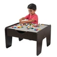thumbnail image 1 of KidKraft Reversible Wooden Activity Table with Board, Gray & Espresso, 1 of 6