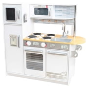 KidKraft Uptown Wooden Play Kitchen for Kids, White