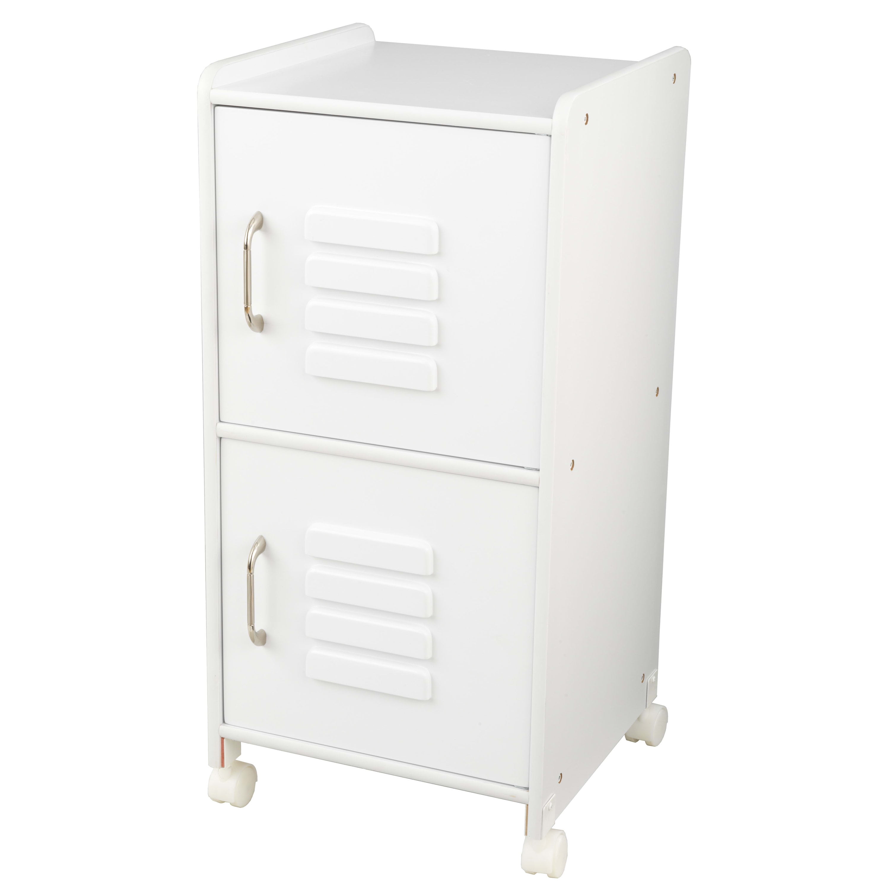 KidKraft Wood Medium Storage Locker on Wheels with Two