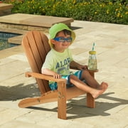 KidKraft Wooden Adirondack Childs Outdoor Chair, Kids Patio Furniture, Honey, For Ages 3+