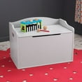 KidKraft Wooden Austin Toy Box Gray