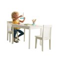 thumbnail image 1 of KidKraft Wooden Avalon Table & 2 Chairs Set, Children's Furniture - White, For Ages 5+, 1 of 8