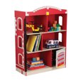 thumbnail image 1 of KidKraft Wooden Firehouse Bookcase, Children's Furniture, Red, 1 of 2
