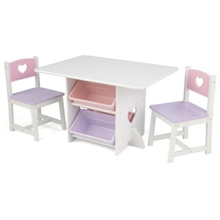 Kidkraft 4pc table with primary benches and bin set hotsell