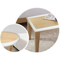 KidKusion Foam Rubber Edge Guard for Table, Desk, Cabinet, 12 ft Long, 1 CT, White, Toddler