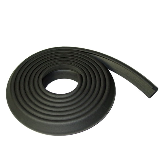 KidKusion Foam Rubber Edge Guard for Tables, Furniture, Toddlers, 6 ft Long, 1 CT, Black
