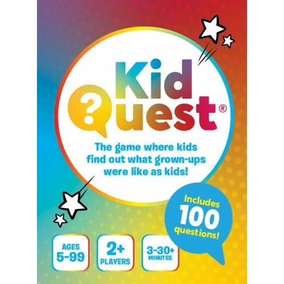 KidQuest: The Game Where Kids Find Out What Grown-Ups Were Like as Kids!
