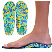 KidSole Camo Comfort - Moderate Arch Support Insole for Active Children - Kids Size 12-1.5