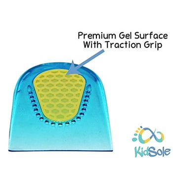 KidSole Lightweight Gel Heel Cups - Kids Size 0-3